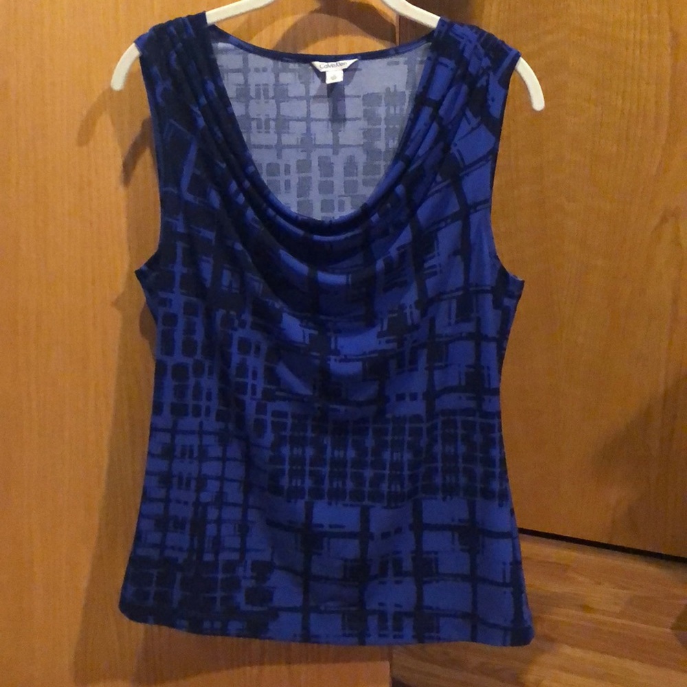 Calvin Klein sleeveless blouse